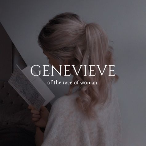 Genevieve Name Meaning, Grace Name Aesthetic, Woman Names With Meaning, Feminine Names With Meaning, Woman Names Ideas, Women Names Ideas, French Names Female With Meaning, Elegant Female Names, French Female Names