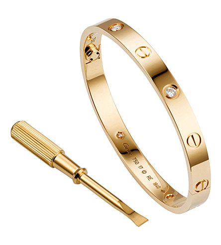 CARTIER LOVE 18ct pink-gold and diamond bracelet 1970s New York, Cartier Bangle, Passionate Romance, Cartier Bracelet, Luxe Jewelry, Luxury Bracelet, Women's Bracelets, Bangles Jewelry Designs, Gold Bangles Design