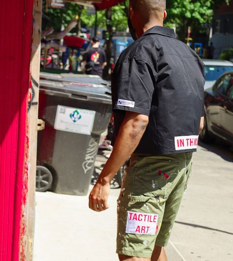 Hand-painted to perfection with a bespoke handcrafted patch, these shorts blend artistry with durability. Elevate your workwear with a touch of uniqueness with our Stained Carpenter Shorts. Available at iinthenow.com Link in Bio #IINTHENOW Tactile Art, In The Now, Carpenter Shorts, Link In Bio, Bespoke, Work Wear, Hand Painted, On Instagram, Quick Saves