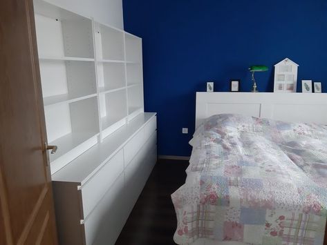 Malm Billy Combination, Boys Ikea, Pallet Furniture Bed, Guess Bedroom, Home Office/guest Room, Wall Unit Designs, Ikea Alex, Cosy House, Loft Interior Design