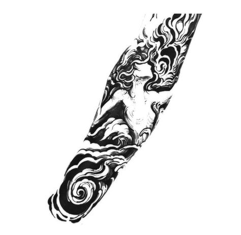 Half Sleeve Designs Tattoo, Trippy Tattoo Ideas For Men, Black Out Tattoo Designs, Back Tattoos For Guys Upper, Thigh Piece Tattoos, Band Tattoos For Men, Arm Tattoos Drawing, Dragon Tattoo Art, Samurai Tattoo Design