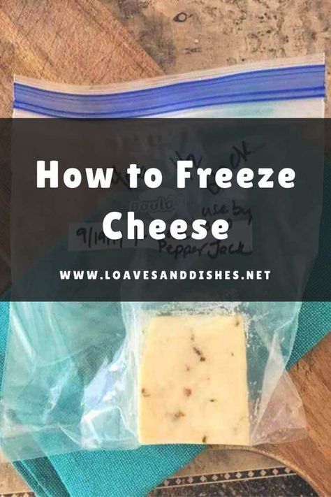 You can freeze all kinds of cheese! Freeze cheese slices, shredded cheese, soft cheese, and cheese blocks with no problem at all when you know how to freeze cheese! #foodprep #freeze #cheese Freeze Cheese How To, Freezing Cheese How To, How To Freeze Cheese, Can You Freeze Cheese, Freeze Cheese, Freezing Cheese, Freezing Chicken, Mizithra Cheese, Scratch Cooking