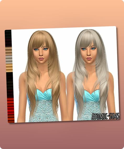 New retextured hair for you and your sims. I hope you like it! =) Author: Atomic-sims Learn more at: atomic-sims.blogspot.com #retexture #hairstyles #sims4cc #sims4 #gaming #sims Sims 4 2000s Hair, 2000s Sims 4, Sims 4 Cc 2000s Hair, 2000s Hair, Mod Jacket, Hair Food, Best Sims, Family Fashion, Beautiful Boots