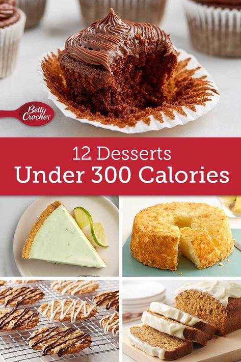 Sweet Treat Ideas, Smaller Portions, Betty Crocker Recipes, Under 300 Calories, Healthier Desserts, Fruit Yogurt, 300 Calories, Treat Ideas, Breakfast Dessert