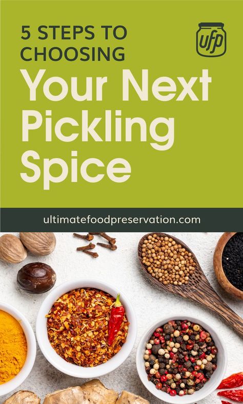 Whether you are planning to make refrigerator pickles or any other homemade pickle recipes, selecting the right spices will make or break it. Make the perfect homemade pickle spice blend each time, whether it's for pickled eggs or pickled beets, with these 5 easy tips. | Discover more pickling tips at ultimatefoodpreservation.com #DIYpicklespice #howtomakepicklespice Pickling Spices, Pickle Recipes Homemade, Food Shelf Life, Pickle Recipes, Pickling Salt, Pickled Eggs, Refrigerator Pickles, Pickling Spice, Pickled Beets