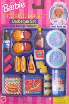 Barbie Playsets, Accessoires Barbie, Barbie Food, Barbie Doll Set, Barbie Sets, Barbie Doll Accessories, Princess Toys, Barbie Kitchen, Barbie Doll House