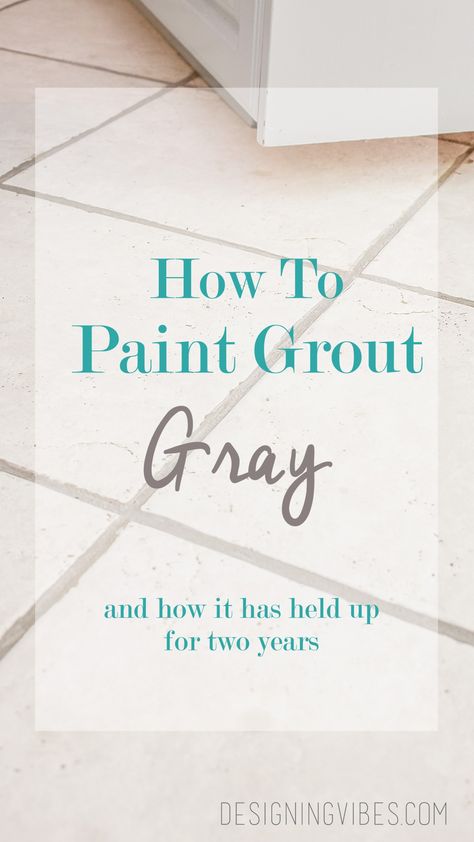 How to Paint Grout (includes product) White Tiles Grey Grout, Milk Paint Kitchen Cabinets, Grout Renew, Dining Bench With Storage, Diy Grout, Grout Paint, Grout Stain, Floor Tile Grout, Gray Grout