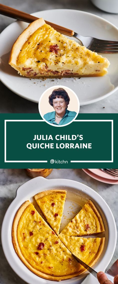 Best Quiche Lorraine Recipe Ever, Julia Child Quiche Lorraine Recipe, Julia Childs Quiche Recipe, Julia Child Quiche, Julia Childs Recipes, French Quiche Recipes, Julia Child Recipes Dinners, Joy Of Cooking Recipes, Quiche Lorraine Recipes