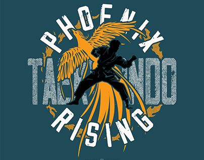 Phoenix Rising, Tshirt Design, Design T Shirt, Taekwondo, T Shirt Design, Phoenix, Adobe Illustrator, Shirt Designs, Illustrator