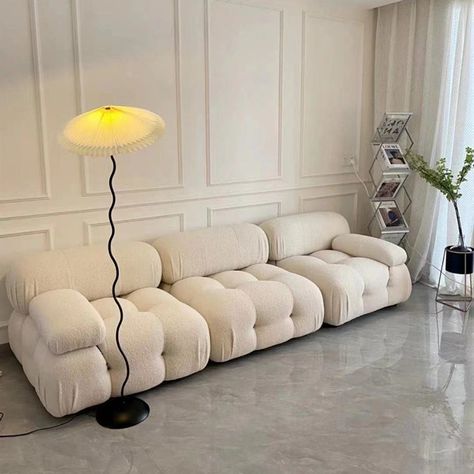 L Shape Sofa Design, Shape Sofa Design, Vintage Velvet Sofa, Sofa Cloth, Velvet Sofa Bed, Living Room Furniture Styles, Square Sofa, L Shape Sofa, Minimalist Sofa