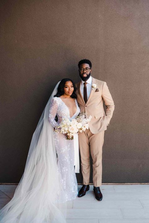 Wedding Recessional Songs, Boho Desert Wedding, Moab Wedding, Berta Wedding, Polaroid Wedding, Berta Wedding Dress, Boho Desert, Tan Suit, Dream Wedding Decorations