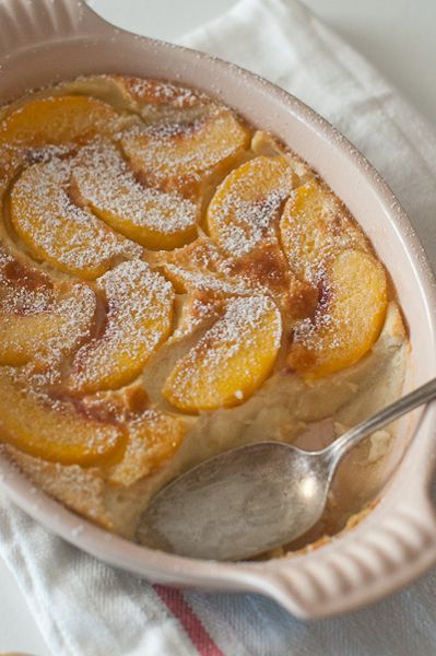 Peach Clafoutis, Apple Recipes For Canning, Pastry Photography, Pastry Treats, Clafoutis Recipes, Cherry Clafoutis, Peach Recipes, Custard Desserts, Vegetarian Recipe