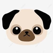 Simple Pug Drawing, Cute Pug Drawing Easy, How To Draw A Pug, Pug Cartoon Drawing, Pug Face Drawing, Pug Drawing Easy, Cute Pug Drawing, Pug Doodle, Cute Face Cartoon