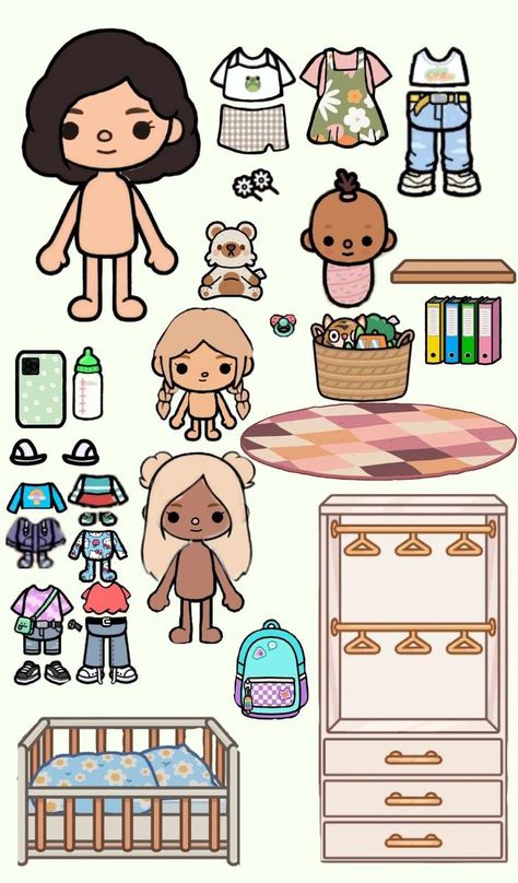 Disney Drawing Tutorial, Paper Doll Printable Templates, Drawing Lessons For Kids, Paper Dolls Clothing, Adorable Homes Game, Paper Dolls Diy, Baby Printables, Paper Doll Template, Toca Life