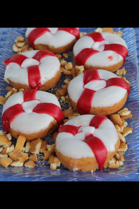 #lifepreserverdonuts #donuts #doughnuts #poolparty #summer #birthday #kids #treats Swim Party Food Ideas, Dunk And Donuts Pool Party, Shark Donut Ideas, Donut Pool Party, Donut Pool, Third Birthday Party, Summer Pool, Summer Pool Party, Mini Donuts