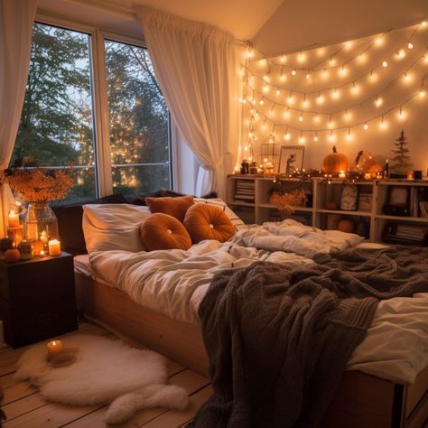 dorm wall decor cozy cubicle home decor home design home decor ideas home aesthetic home decor aesthetic home nails #homedecor #homedecoration #homedecorating #homedecore #homedecorations #homedecorideas #homedecorlovers #homedecorblogger #homedecors Autumn Room, Fall Bedroom Decor, Cozy Fall Bedroom, Fall Bedroom, Redecorate Bedroom, Cozy Room Decor, Dream Room Inspiration, Room Makeover Bedroom, Room Makeover Inspiration