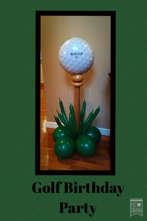 Golf Balloon Sculpture Golf Balloon Bouquets, Golf Balloon Centerpieces, Golf Theme Balloons, Golf Balloon Ideas, Golf Party Balloons, Golf Balloon Garland, Golf Balloon Decorations, Golf Balloon Arch, Balloon Display Ideas