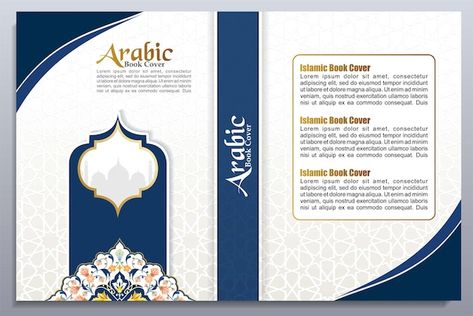 Islamic arabic luxury book cover design ... | Premium Vector #Freepik #vector #brochure-template #arabic-ornament #arabic-decoration #booklet Islamic Book Cover Design Ideas, Arabic Book Cover Design, Islamic Book Cover Design, Arabic Book Cover, Islam Pattern, Book Cover Design Ideas, Arabic Decoration, Magazine Page Design, Arabic Luxury