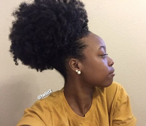 High Puff Natural Hair, Puff Natural Hair, Natural Hair Puff, High Puff, Hair Puff, Beautiful Natural Hair, Natural Hair Updo, Coils, Hair Goals