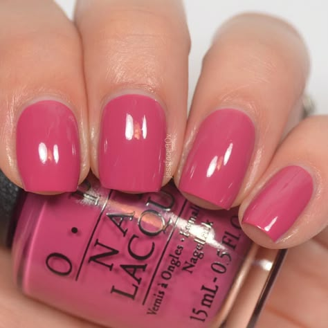 Neutral Nail Color, Opi Nail Colors, Pink Jeep, Spring Nail Colors, Nails Colors, Super Nails, Pink Nail Polish, Colorful Nail Designs, Pink Nail