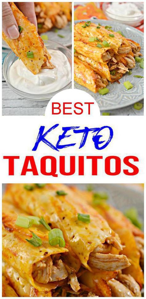 Taquitos Cheese, Keto Taquitos, Cheese Taquitos, Keto Ranch, Chicken Keto, Guacamole Salsa, Side Dishes For Chicken, Fast Food Places, Easy Crockpot Chicken