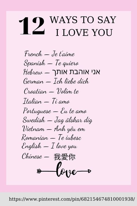 How to say I love you in different languages | How do you say I love you in different languages | Ways to say I love you in different languages Saying Love You In Different Ways, 365 Ways To Say I Love You, Te Amo Meaning In English, Love In Different Languages Tattoo, How Can I Say I Love You, I Love You In Different Languages Tattoo, I Love You 100 Languages, Cute Ideas To Say I Love You, Love In Every Language