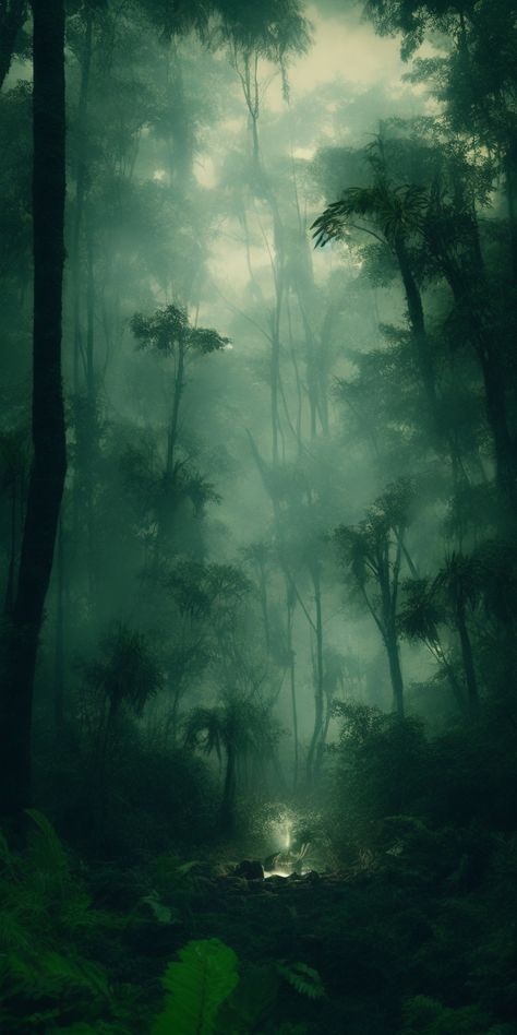 Dark Green Forest Background, Interesting Landscapes Photography, Catharsis Art, Dark Forest Aesthetic Wallpaper, Jumanji Aesthetic, Forest Art Wallpaper, Dark Landscape Photography, Iphone Wallpaper Forest, Dnd Landscape