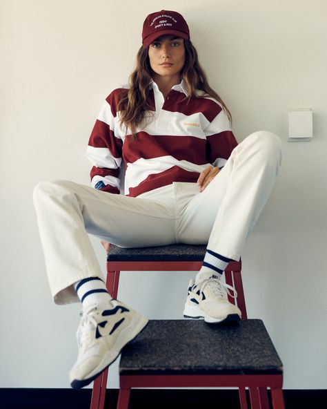 Alex Nataf | SPORTY & RICH Sporty Luxe Aesthetic, Sporty & Rich, Sloan Ranger, Sporty And Rich Aesthetic, 80s Sport, Aw 2023, Mood Bored, Sporty Chic Style, Rich Fashion