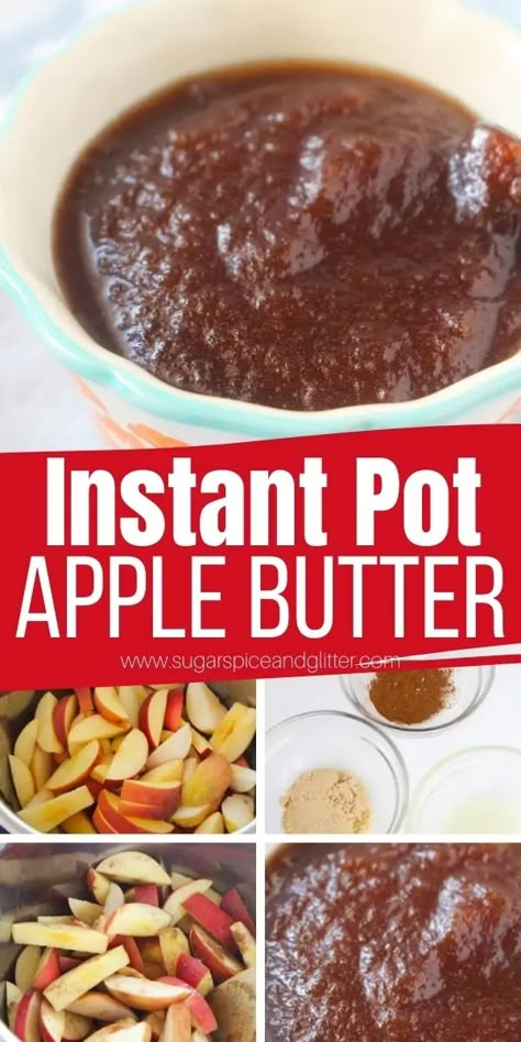 Banana Recipes No Butter, Instant Pot Apple Butter, Banana Butter, Apple Butter Recipe, Homemade Apple Butter, Best Instant Pot Recipe, Cinnamon Recipes, Easy Instant Pot Recipes, Instant Pot Dinner Recipes