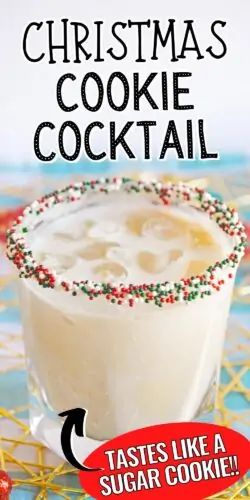 Christmas Cookie Cocktail Recipe Christmas Food Crockpot, Frozen Holiday Drinks, Drinks Made With Vanilla Vodka, Christmas Drink With Vodka, Tippy Cow Recipes Drinks, Christmas Party Food Gluten Free, Christmas Cocktails Easy Vodka, Cocktails With Vanilla Vodka, Baileys Christmas Drinks