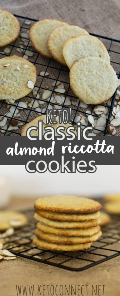 Almond Ricotta Cookies | Low Carb! - KetoConnect Almond Ricotta, Galletas Keto, Nut Allergy, Ricotta Cookies, Postre Keto, Almond Extract, Low Carb Low Sugar, Low Carb Cookies, Low Carb Sweets