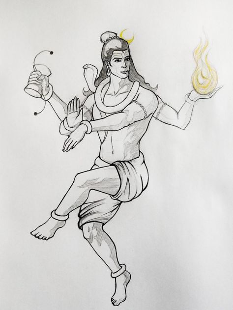 NATARAJ 🔱 . #shiv #shivaya #mahakal #rudra #neelakanta #subhankar #trilokinath #shankar #shambhu #hara #trilochan #bholenath #mahesh #art #artist #love #drawing #artwork #instagood #photooftheday #instagram #painting #picoftheday #illustration #artistsoninstagram #photo #sketch #pencildrawing #color #palanhar Shiv Ji Sketch, Mahabharat Drawing, Bholenath Drawing, Shiv Ji Drawing, Mahakal Drawing, Easy Portrait, Easy Portrait Drawing, Bhagwan Shiv, Friends Sketch