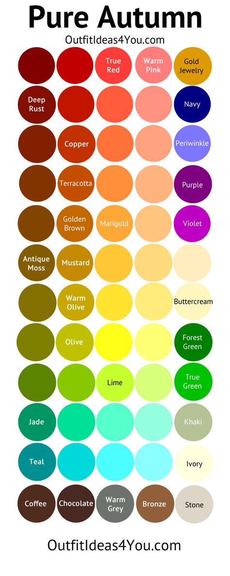 Pure Autumn Color Palette (Warm Autumn) Soft Autumn Light Color Palette, Soft Warm Light Color Palette, Tinted Autumn, Autumn Color Palette, Light Spring Colors, Spring Color Palette, Personal Color, Seasonal Color Analysis, Color Me Beautiful