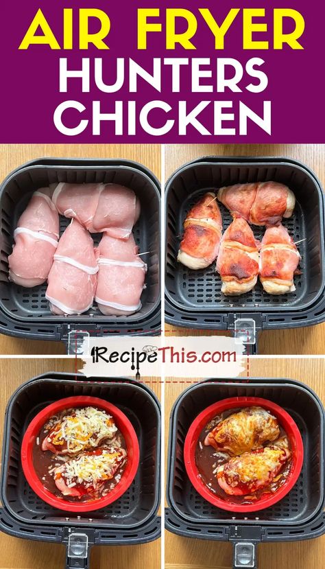 Hunters Chicken Recipe, Hunters Chicken, Air Fryer Fish, Silicone Baking Pans, Chicken Schnitzel, Food Hunter, Soup Maker, Mozzarella Chicken, Cook Smarts