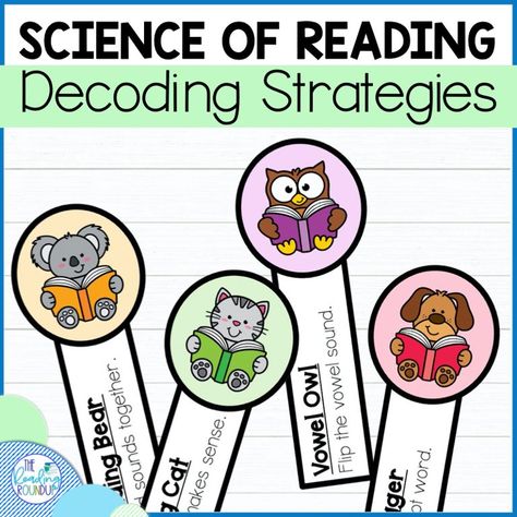 Sor Reading Strategies, Reading Decoding Strategies, Reading Strategies For Kids, Synthesizing Reading Activities, Encoding Vs Decoding, Science Of Reading Stations 2nd Grade, Science Of Reading Posters, Science Of Reading Materials, Free Science Of Reading Resources