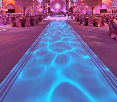 Ocean Wedding Theme Decoration, Atlantis Themed Wedding, Water Floor Design, Atlantis Wedding Theme, Northern Lights Theme Wedding, Underwater Wedding Theme, Water Theme Wedding, Atlantis Theme, Sea Theme Wedding