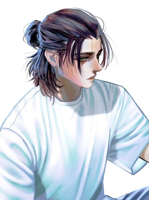 Anime Braids, Aot Eren, Connie Springer, Anime Boy Hair, Attack On Titan Eren, Dark Anime Guys, New Hairstyle, Attack On Titan Fanart, Attack On Titan Art