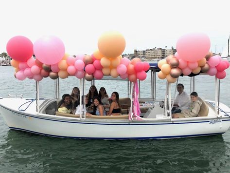 Boat Party Decorations Birthday, Boat Decorating Ideas Party, Boat Birthday Party Ideas Decoration, Duffy Boat, Boat Birthday, Best Birthday Surprises, Nautical Birthday Party, 20th Birthday Party, 21st Birthday Decorations