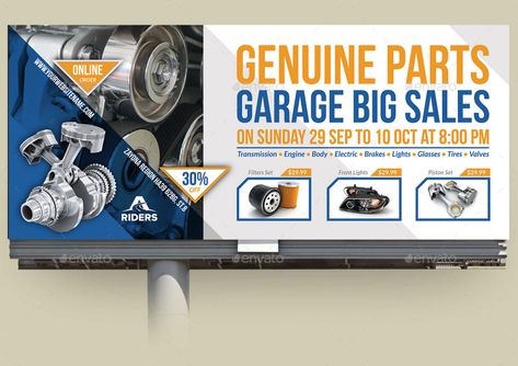 Auto Parts Advertising Bundle #Parts, #Auto, #Bundle, #Advertising Auto Parts Poster, Billboard Template, Work Poster, Ads Poster, Electrical Shop, Store Banner, Billboard Advertising, Graphic Design Tutorials Learning, Billboard Design