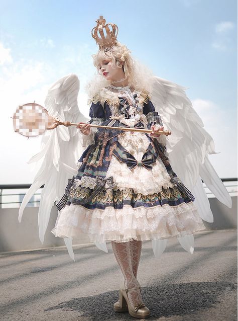 Angelic Clothes, Angelic Clothing, Angelic Dress, Angel Clothes, Trendy Party Dresses, Angel Fashion, Lolita Outfits, Angel Outfit, Tea Party Dress