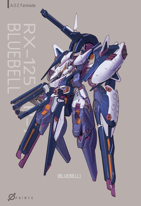 Fan art/design for AOZ designs! TR-7 Bluebell. If you're not familiar, AOZ or Advance of Zeta is a Gundam story set in U.C. 0084, prequel of Zeta Gundam. #Gundam #advanceofzeta Advance Of Zeta, Mech Art, Metal Robot, Zeta Gundam, Sci-fi Armor, Gundam Wallpapers, Gundam Custom Build, Gunpla Custom, Custom Gundam