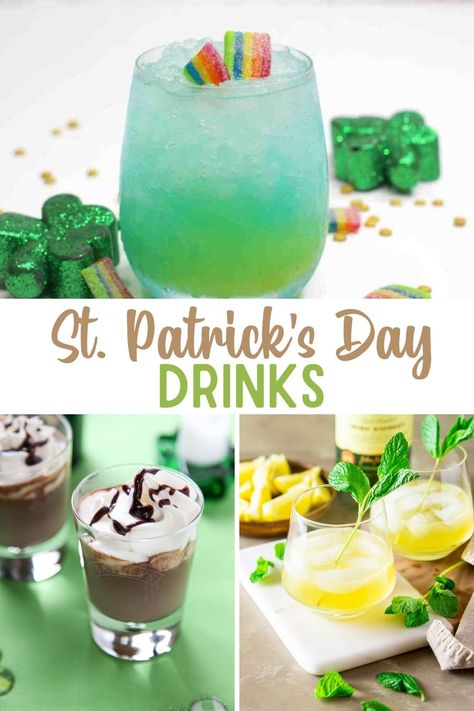 these are the best st patricks day drinks to compliment your st patrick's day food and st patrick's day desserts. these easy st patricks day drinks alcohol and st patricks day drinks for kids. Saint Patricks Drinks Alcohol, Saint Pattys Day Alcoholic Drinks, St Pattys Drinks Easy, St Patty Day Drinks Alcohol Easy, St Patrick Drinks Cocktails, St Patty’s Day Alcohol Drinks, March Drink Specials, Saint Pattys Day Party, St Patricks Drinks Alcohol