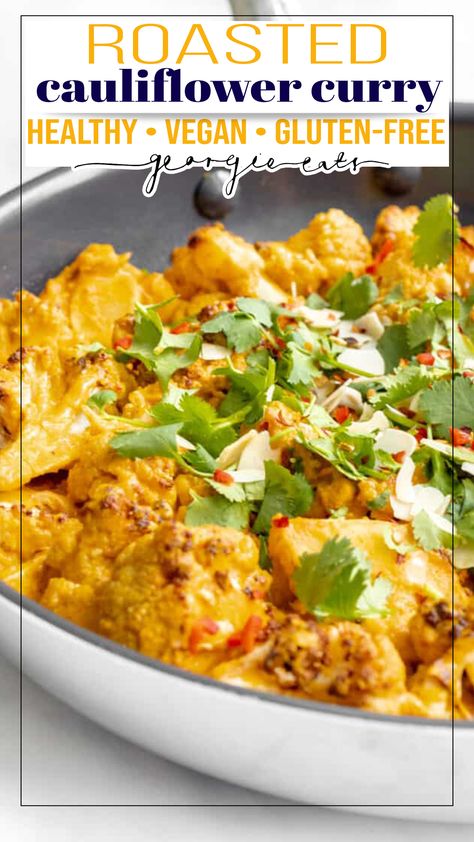 Creating Budget, Roasted Cauliflower Curry, Budget Student, Vegan Roasted Cauliflower, Basmati Rice Recipe, Basmati Rice Recipes, Vegan Curry Recipes, How To Make Cauliflower, Cauliflower Dishes