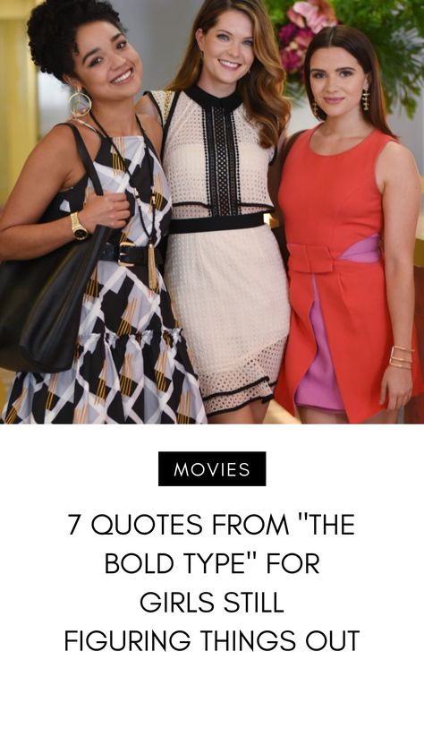 It’s no surprise that The Bold Type has taken the world by storm since it premiered in the Summer of 2017. With a trio of fun, fabulous,… The Bold Type Wallpaper, Jane The Bold Type Outfits, The Bold Type Fashion, The Bold Type Aesthetic, The Bold Type Quotes, Bold Type Quotes, Jacqueline Carlyle, The Bold Type Outfits, Bold Type Outfits