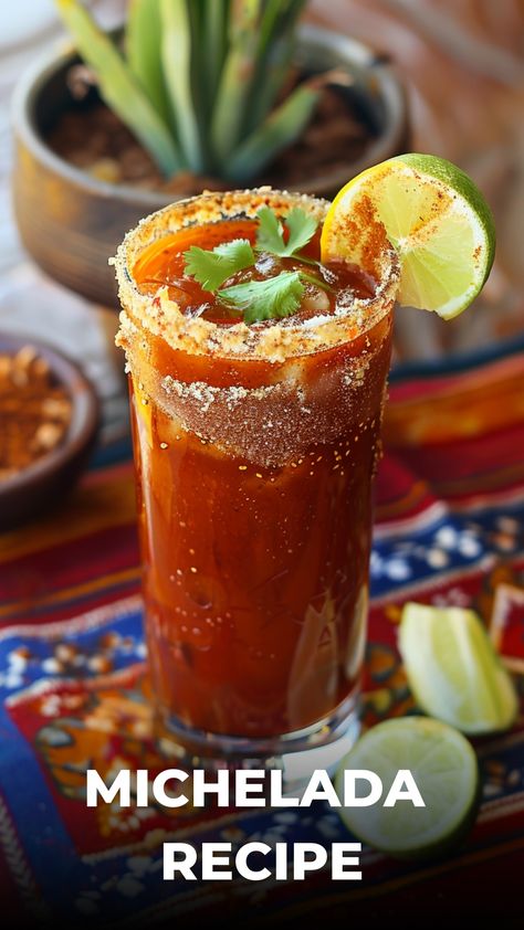 Get ready to impress your friends with this flavorful Michelada recipe! This Mexican-inspired drink is perfect for a refreshing weekend treat or to spice up any gathering. Learn how to make the best Michelada with our easy-to-follow recipe. With just a few simple ingredients, you can create a delicious and satisfying beverage that combines the perfect blend of spice, tanginess, and savory flavors. Mexican Michelada Recipe, Spicy Michelada Recipe, Michelada Recipe Mexican, Mexican Beer Drinks, Michelada Mix, Michelada Recipe, Beer Cocktail Recipes, Mexican Cocktails, Mexican Meals