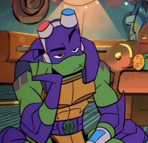 Donatello Rottmnt Wallpaper, Akaza Fanart, Rise Donnie, Donnie Rottmnt, Rottmnt Donnie, Mestre Splinter, Rise Of The Tmnt, Donatello Ninja Turtle, Tmnt Characters