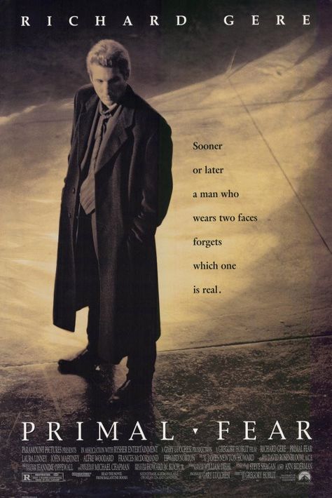 Primal Fear 11x17 Movie Poster (1995) John Mahoney, Primal Fear, Tommy Lee Jones, Edward Norton, Movies Worth Watching, Ali Larter, Susan Sarandon, Ll Cool J, I Love Cinema