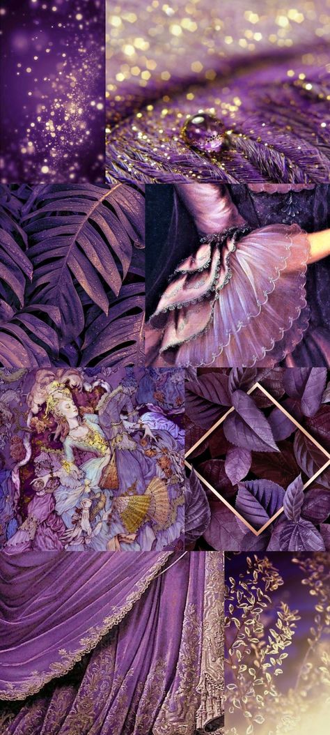 Jewel Tone Hair Color Dark, Purple And Gold Color Scheme, Gold Purple Color Palette, Purple And Brown Aesthetic, Purple And Gold Aesthetic, Violet Moodboard, Inspiration Board Ideas, Copper Colour Palette, Jewel Tone Purple