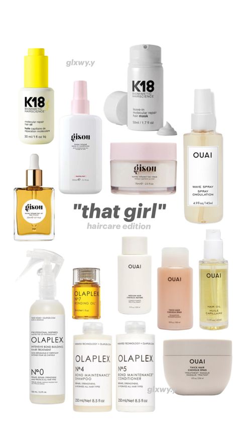 Hair Care Essentials List, Hair Products Straight Hair, Haircare Must Haves, Best Hair Care Products For Straight Hair, Clean Girl Hair Products, Haircare Products For Straight Hair, Products For Straight Hair, Straight Hair Products, Straight Hair Care