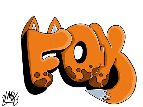 Fox Graffiti, Graffiti Art, Crochet Clothes, Graffiti, Hello Kitty, Fox, Kitty, Crochet, Drawings